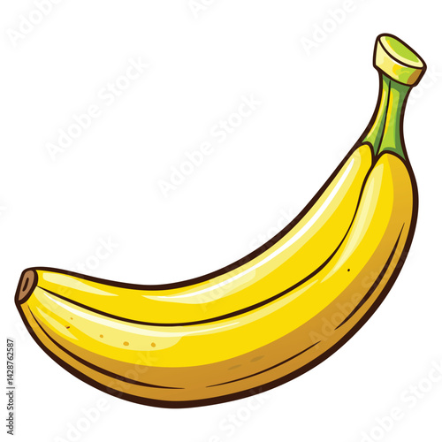 Ripe Banana Illustration