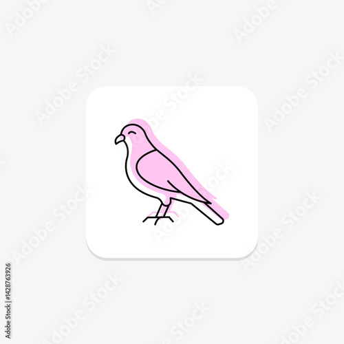 Kestrel, vector, pixel perfect, illustrator file