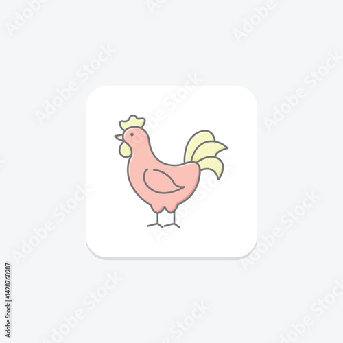 Bantam, vector, pixel perfect, illustrator file