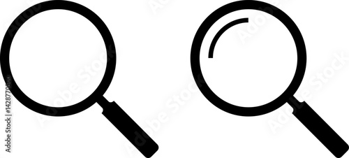 Search Image icons. magnifying glass icon search image gallery. Image Searching Design
