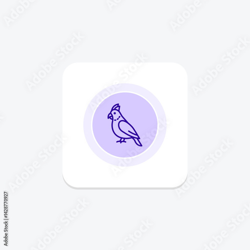 Cockatiel, vector, pixel perfect, illustrator file