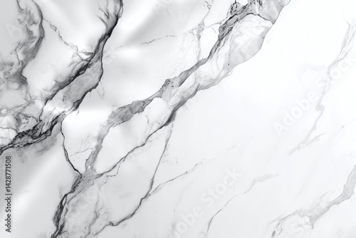 Obraz na płótnie Elegant white marble texture with subtle veins ideal for upscale product presentations. w salonie