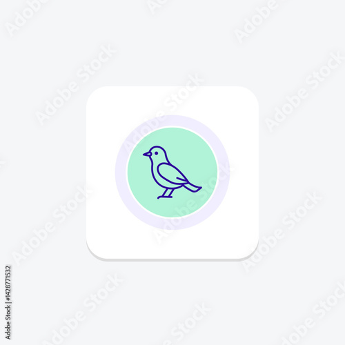 Starling, vector, pixel perfect, illustrator file