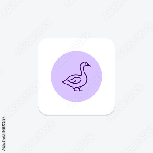 Goose, vector, pixel perfect, illustrator file