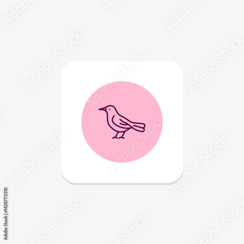 Thrush, vector, pixel perfect, illustrator file