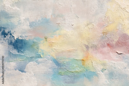 Wallpaper Mural Ethereal Sky Canvas of Clouds in Soft Pastel Shades A Tranquil Dreamy Scene of Serenity and Calm Torontodigital.ca