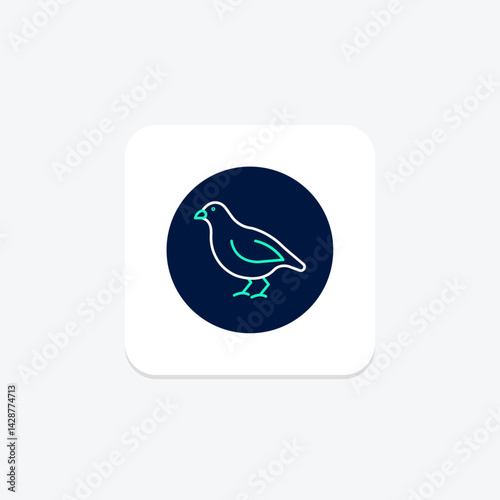Quail, vector, pixel perfect, illustrator file