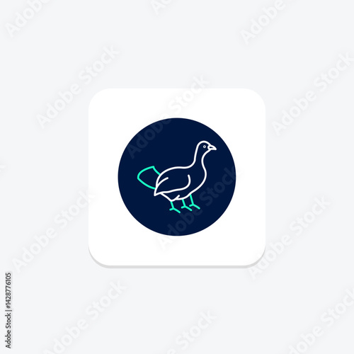 Capercaillie, vector, pixel perfect, illustrator file