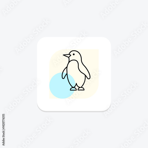 Penguin, vector, pixel perfect, illustrator file