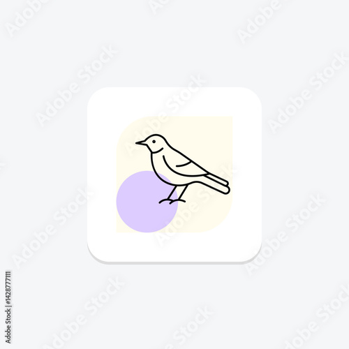 Mockingbird, vector, pixel perfect, illustrator file