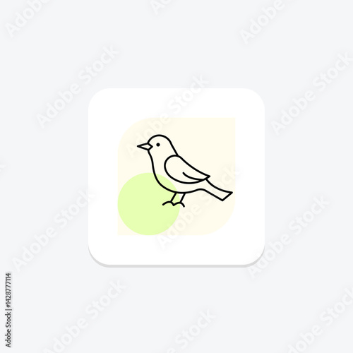 Nightingale, vector, pixel perfect, illustrator file