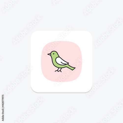 Nightingale, vector, pixel perfect, illustrator file