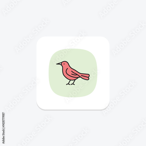 Thrush, vector, pixel perfect, illustrator file