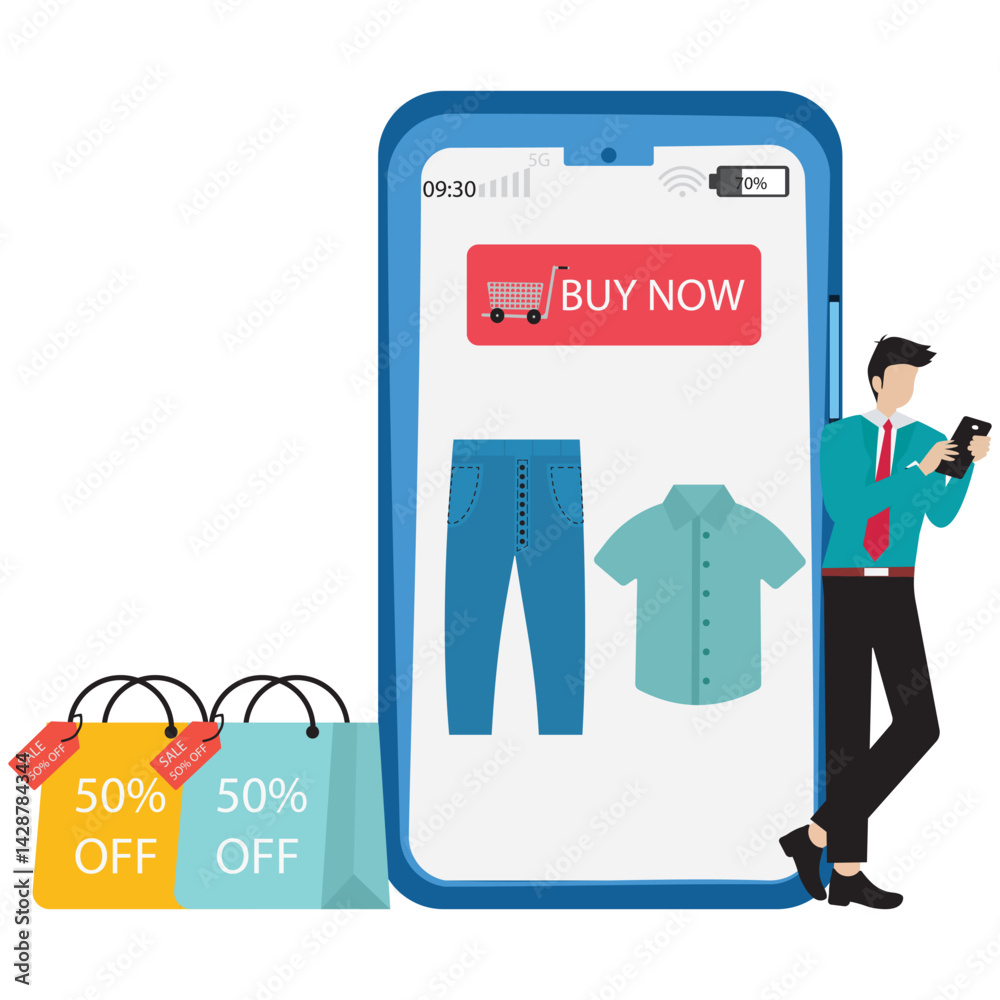 Naklejka premium Buy Now Button Vector