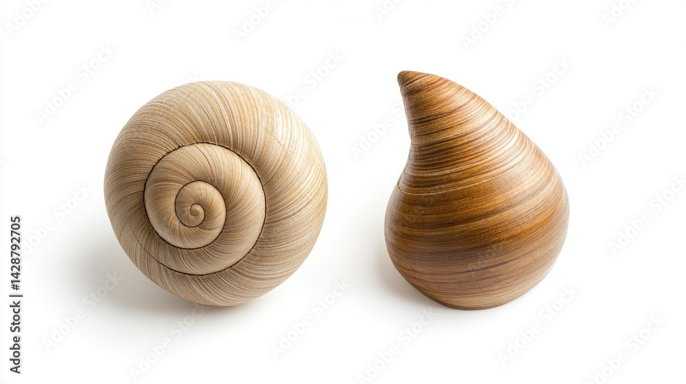 snail shell isolated on white snail shell isolated on white