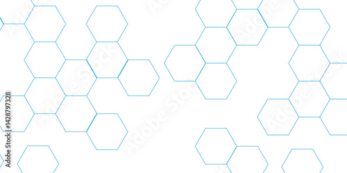 Abstract white background with hexagons . white Hexagonal Background Luxury White Pattern seamless bright white abstract honeycomb background 3D Futuristic abstract geometric mesh cell texture.