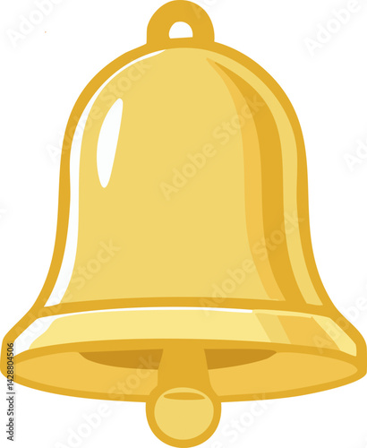 golden bell isolated