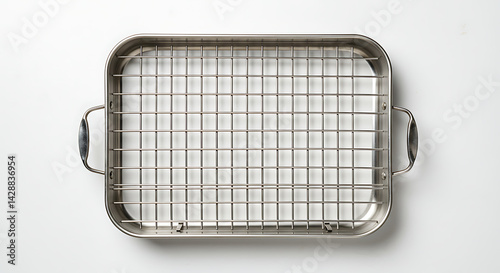 Stainless Steel Roasting Pan with Wire Rack Perfect for Oven Roasting and Baking