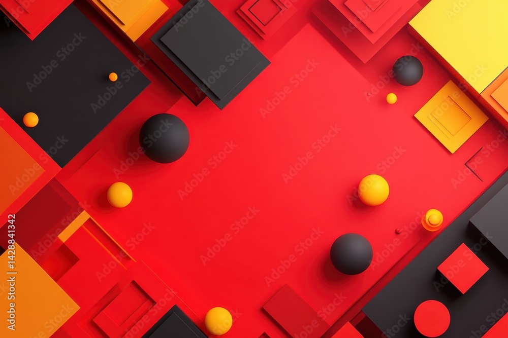 3D abstract background