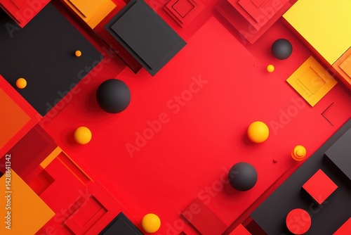 3D abstract background