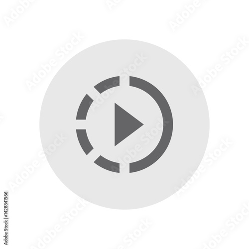 Slow Motion Video Outlined Icon