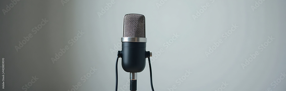 Microphone With Message For Truth And Transparency