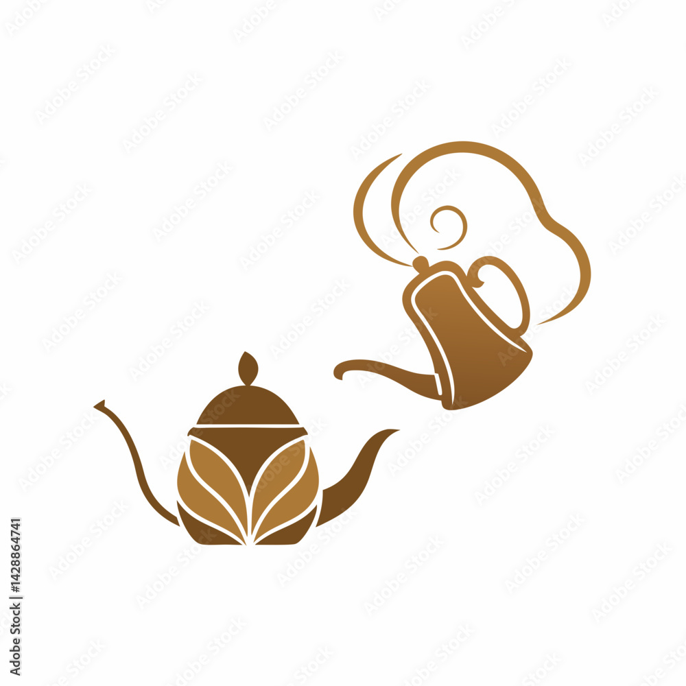 teapot with tea
