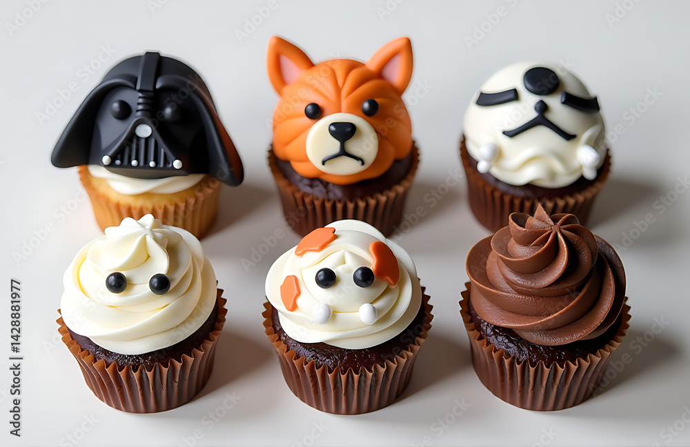 Creative Cupcake Designs For Star Wars Day Party
