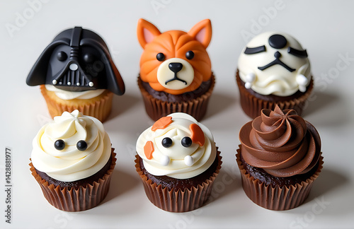 Obraz na płótnie Creative Cupcake Designs For Star Wars Day Party w salonie
