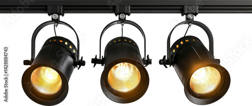 Three stylish track lights