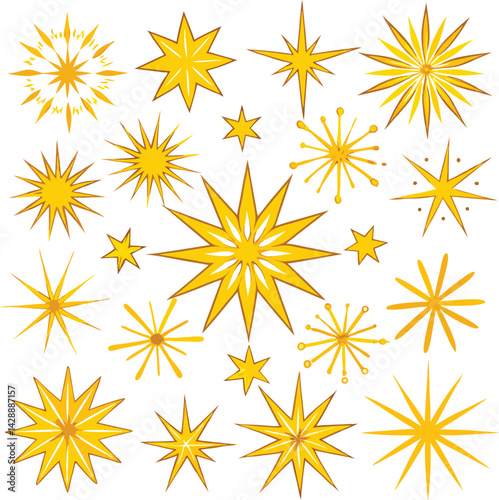 Seamless yellow flower pattern vector illustration for a bright floral design