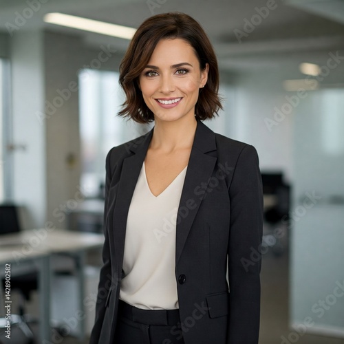 portrait of a businesswoman smiling