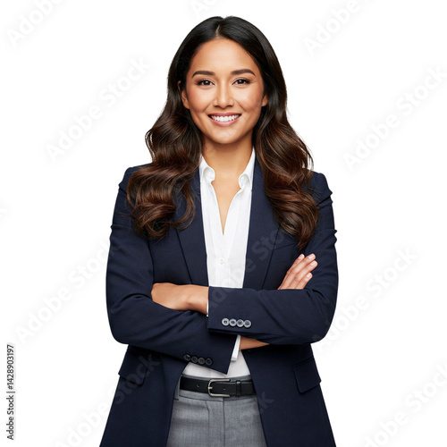 happy businesswoman