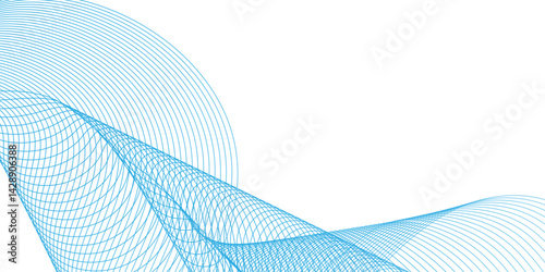 Abstract wave lines smooth color and technology curve lines background. Abstract background with business lines background. Abstract grey wavy lines background. Digital frequency track equalizer.