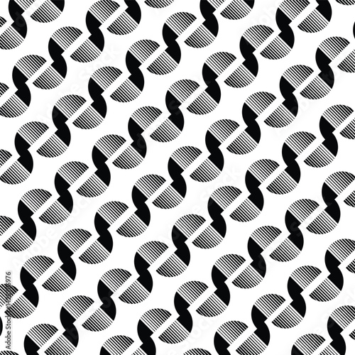 abstract geometric line, shape, asymmetry, seamless pattern design, isolated on white for printing, effect, overlay design