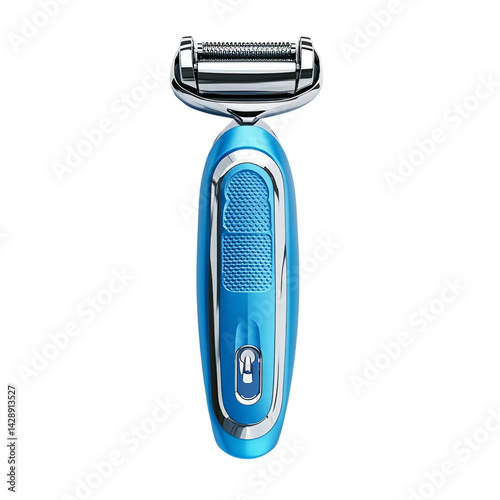 [Transparent Background PNG] Blue shaver. 