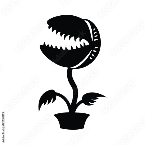 Venus Flytrap Vector Illustration
