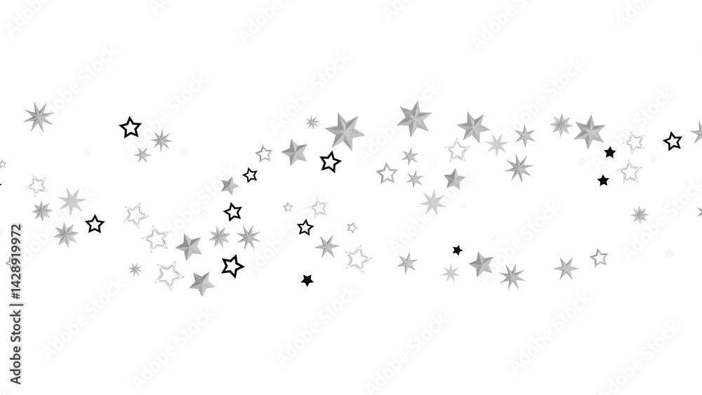 Obraz premium A close-up of a starry night sky, with bright, sparkling stars shining against the dark background.