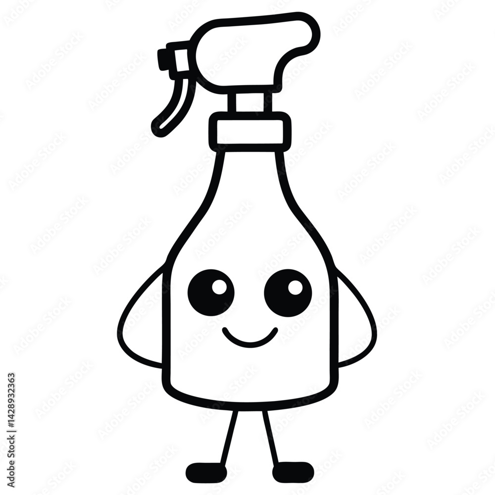 vector illustration of a cartoon character vector illustration of a cartoon character