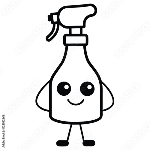 vector illustration of a cartoon character