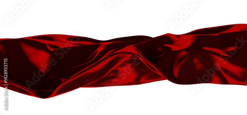 A close-up image of a red s...
