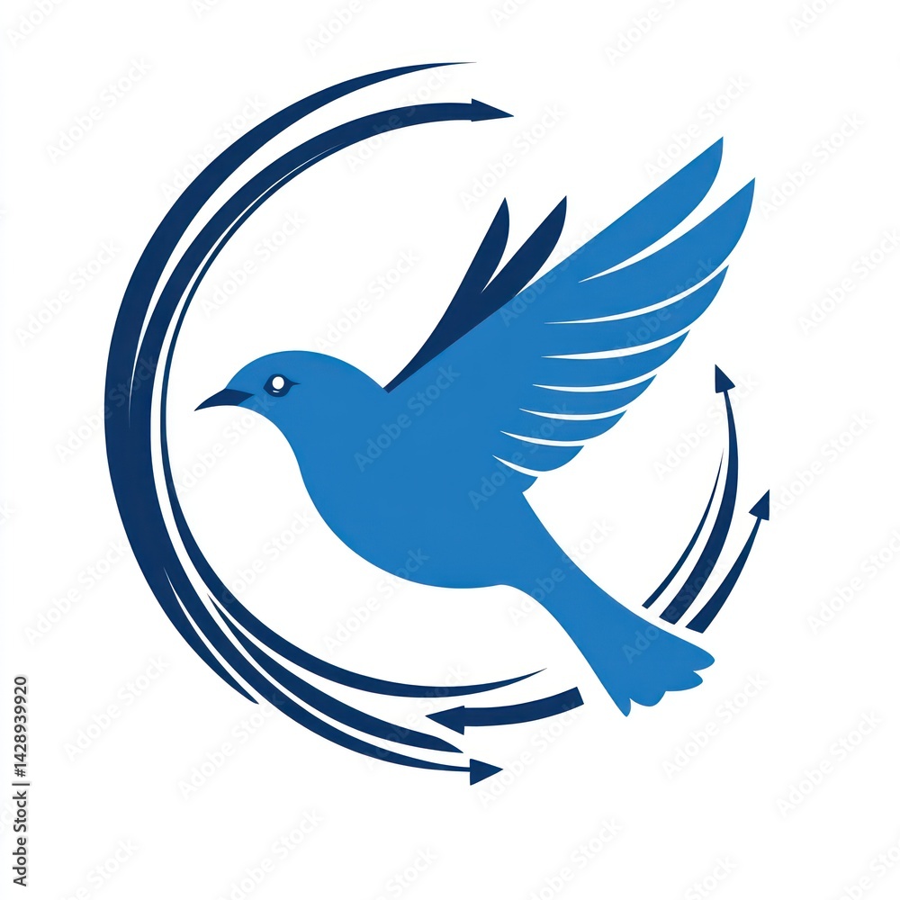 Fototapeta premium Soaring Bluebird