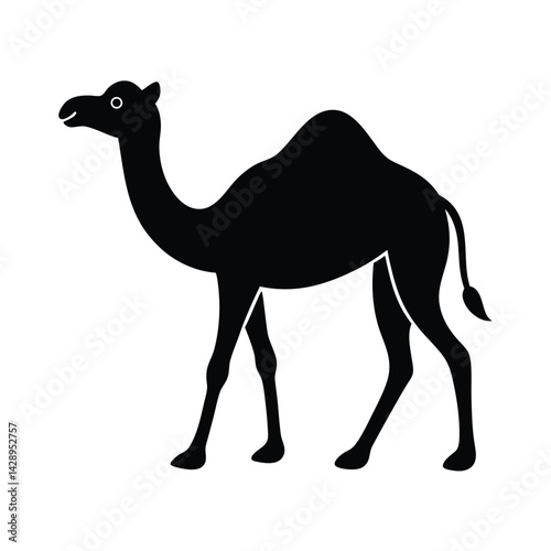 camel on white background