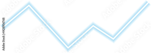 Financial line graph illustrating fluctuating values commonly used in visual data market representations.