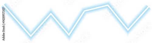 Flat line graph structure representing financial stability across a static trend phase.
