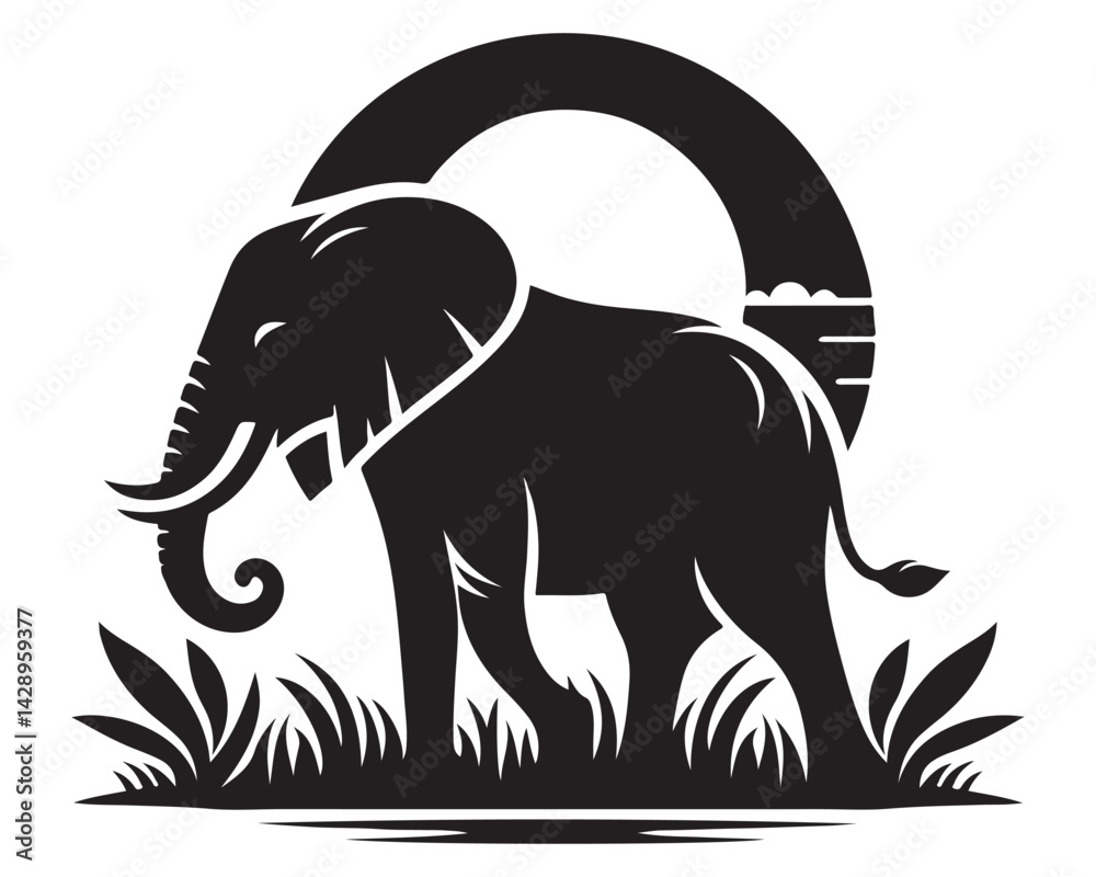 Fototapeta premium Elephant 9.eps