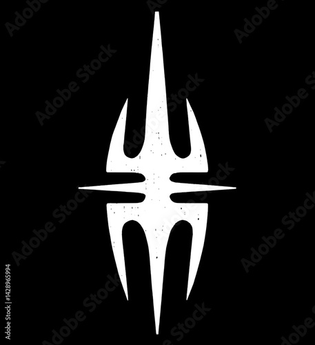 Symbol of unity and strength representing resilience and determination in a modern artistic style