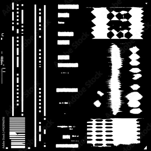 Exploring abstract patterns in monochrome design techniques for modern art