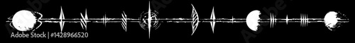 Creative sound wave visualization showcasing rhythmic patterns and dynamic energy