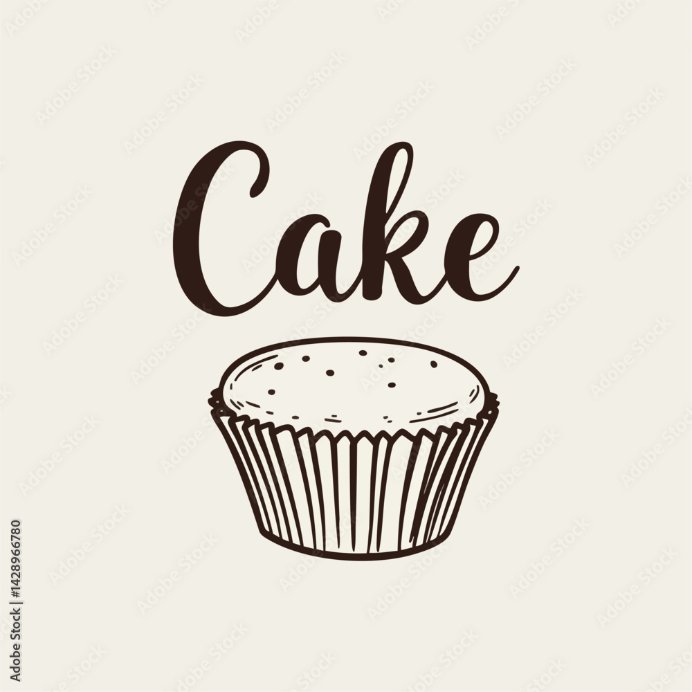 Cake Cupcake Logo Cake Cupcake Logo